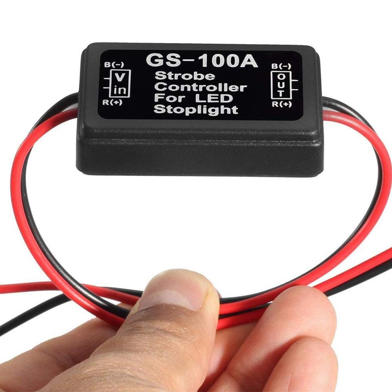 BlyilyB 12V-24V Flash Strobe Controller Flasher Module for 3rd LED Brake Lamp Tail Stop Lamp (Pack of 4) - Image 4